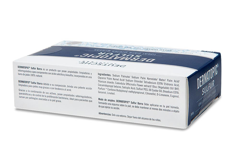 Dermatopic Sulfur Barra 100 G