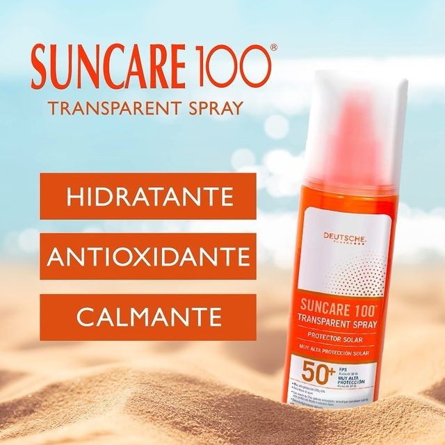 Suncare 100 Transparent Spray  200 Ml