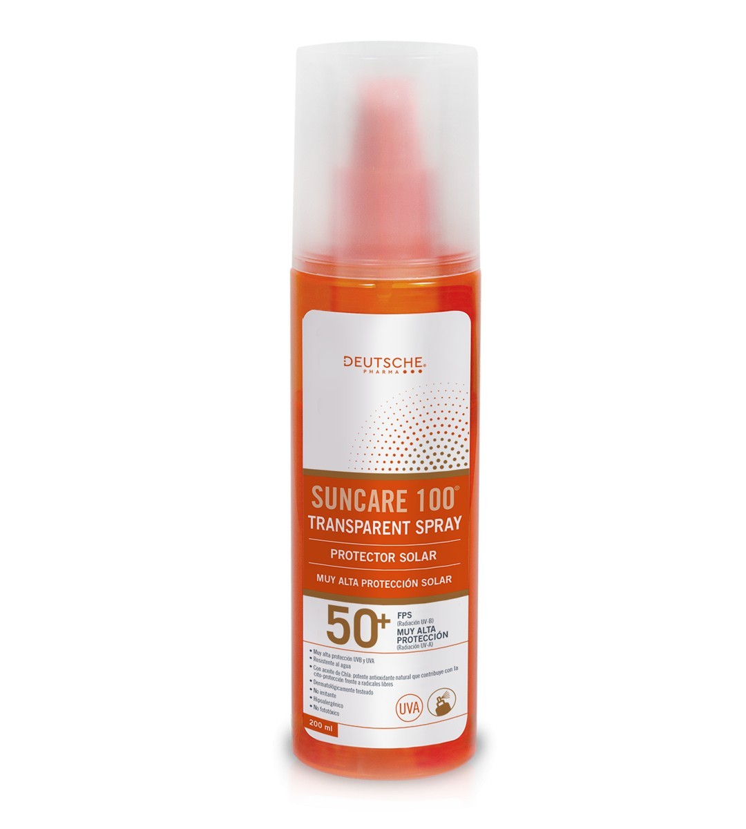 Suncare 100 Transparent Spray 200 Ml