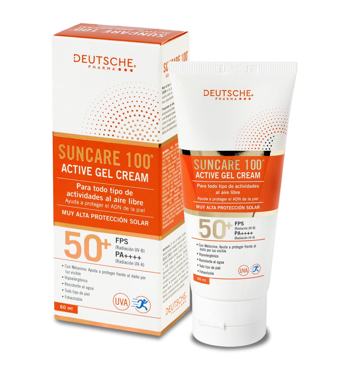 Suncare 100 Active Gel Cream 60 Ml