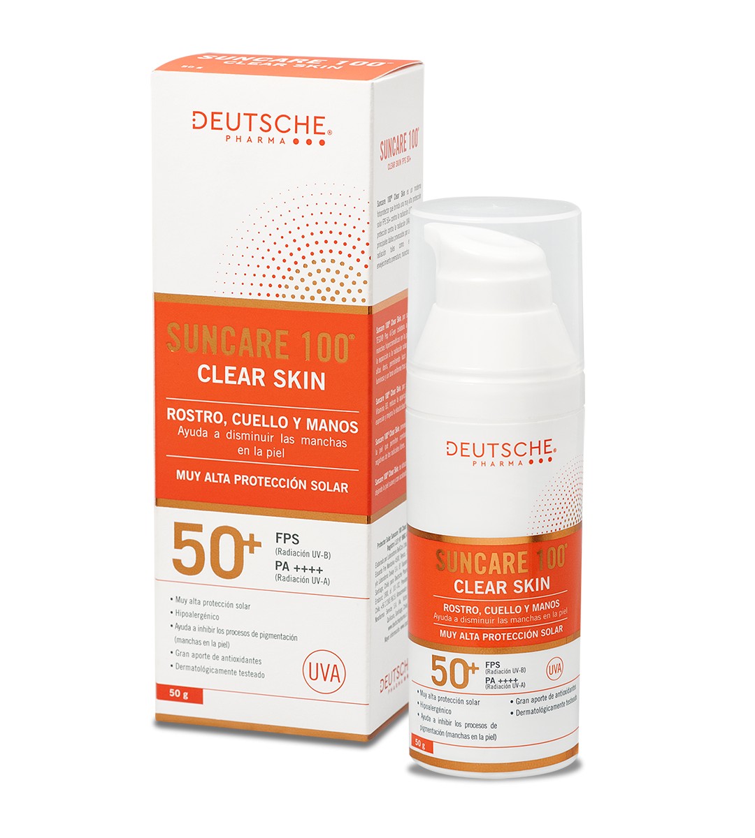 Suncare 100 Clear Skin 50 G