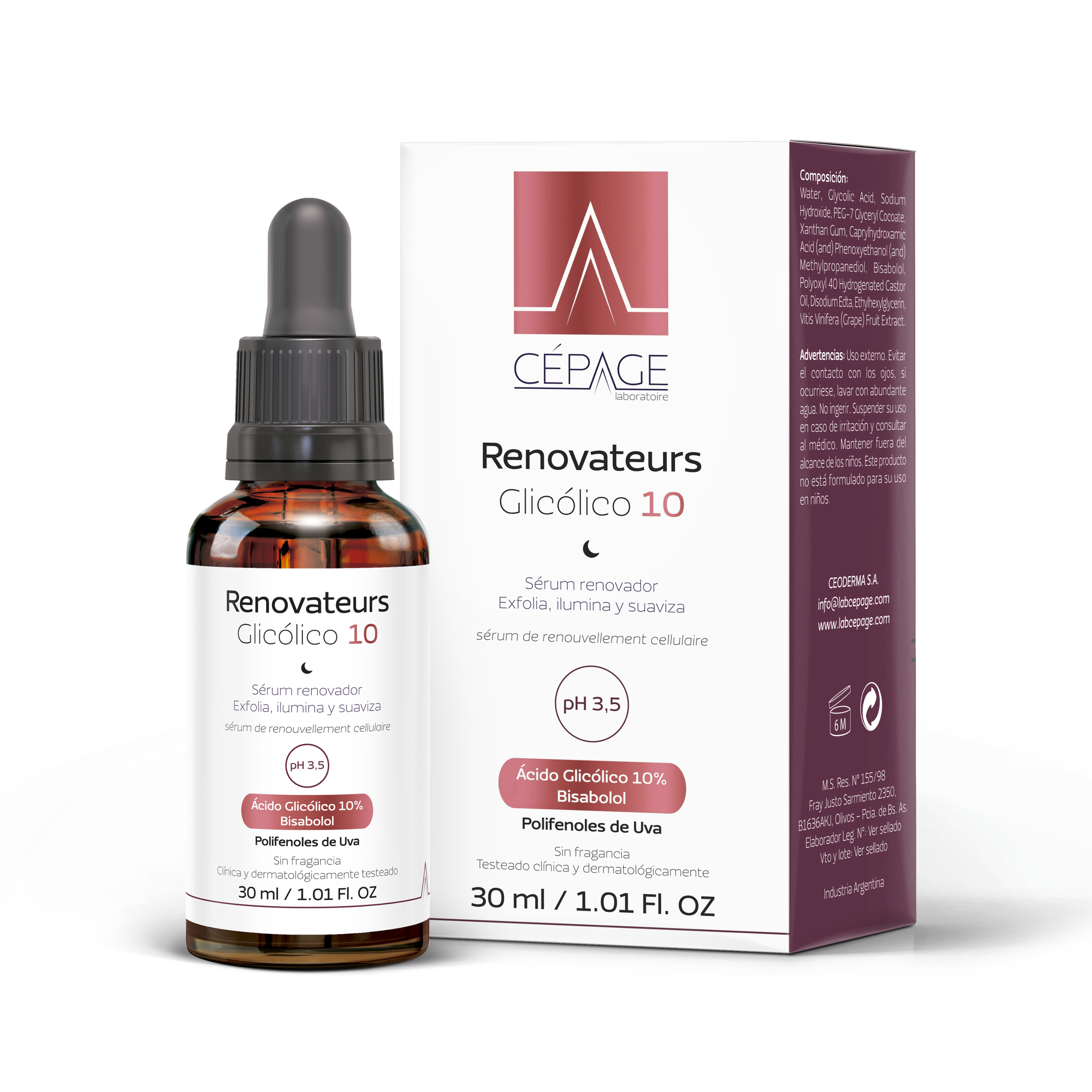 RENOVATEURS GLICOLICO 10 x 30 ml