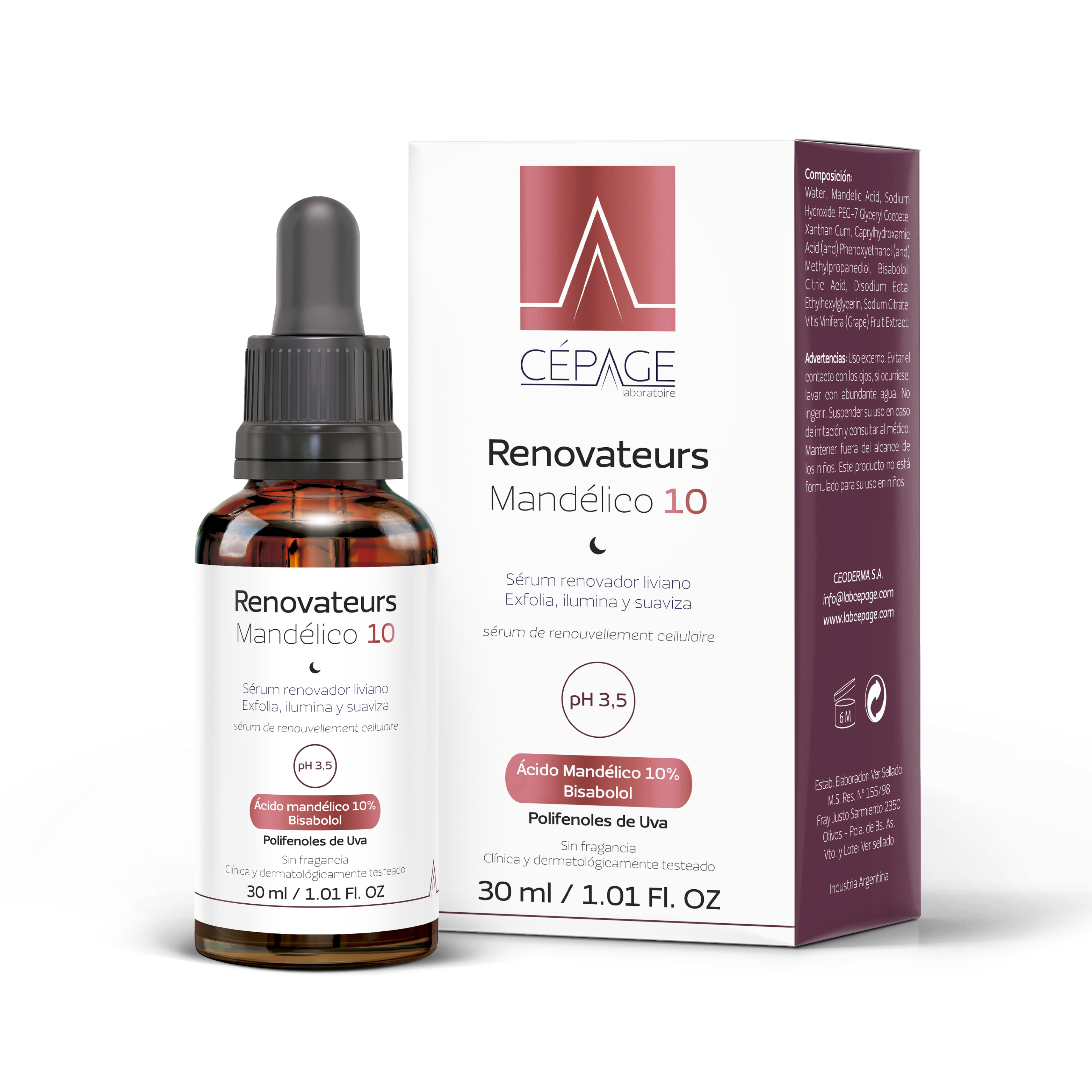 RENOVATEURS MANDELICO 10 x 30 ml